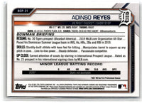 2021 Bowman Chrome Prospects Adinso Reyes #BCP-21