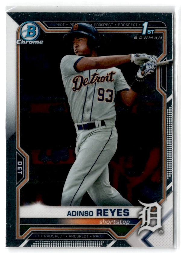 2021 Bowman Chrome Prospects Adinso Reyes #BCP-21