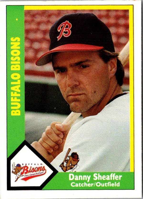 1990 CMC Buffalo Bisons Danny Sheaffer #15