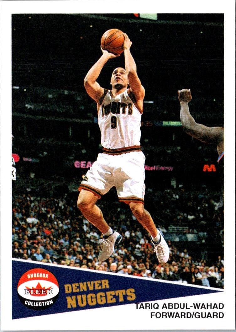 2001 Fleer Shoebox Tariq Abdul-Wahad