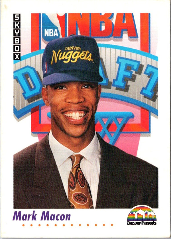 1991 SkyBox Mark Macon #520 Rookie