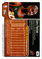 1999 Topps MVP Promotion Gary Payton #20