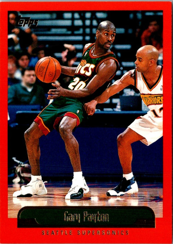 1999 Topps MVP Promotion Gary Payton #20