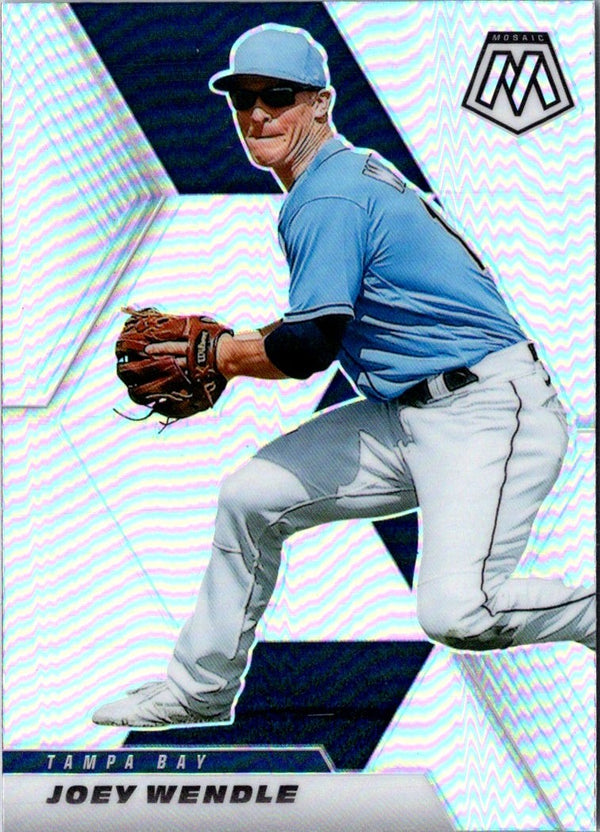 2021 Panini Mosaic Blue Joey Wendle #81