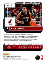 2022 Donruss Holo Laser Red/Gold Kyle Lowry #73