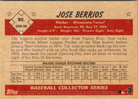 2018 Topps Living Jose Berrios #27