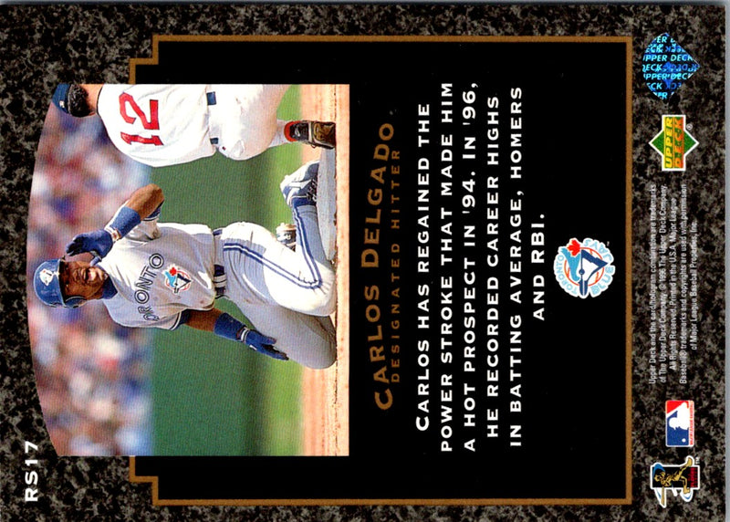 1997 Upper Deck Rock Solid Foundation Carlos Delgado