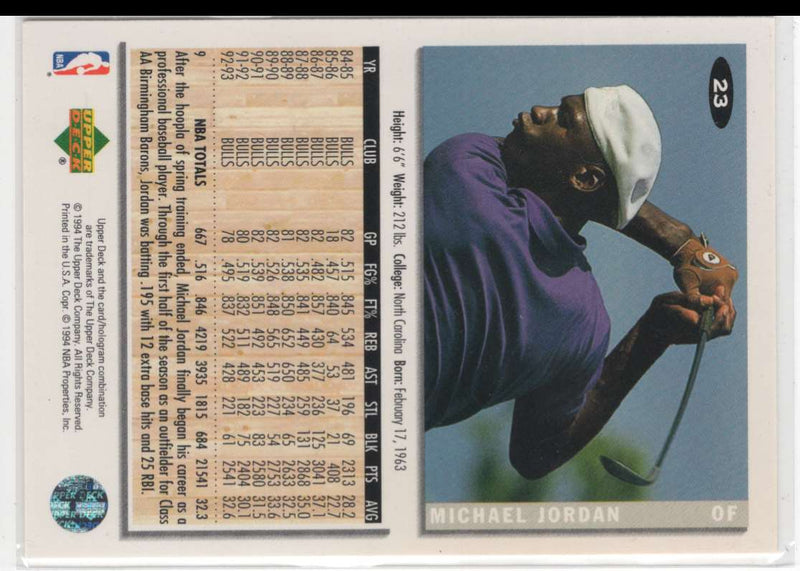 1994 topps Michael Jordan