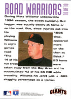1996 Fleer Road Warriors Matt Williams #10