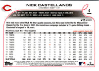 2022 Topps Chrome Nick Castellanos #4