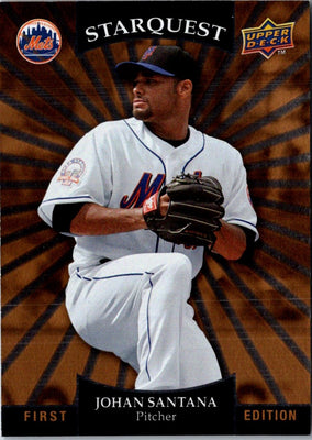 2009 Upper Deck First Edition StarQuest Johan Santana #SQ-16