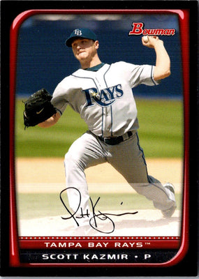 2008 Bowman Gold Scott Kazmir #140