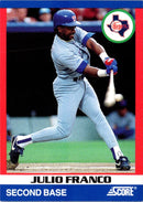 1991 Score 100 Superstars Julio Franco