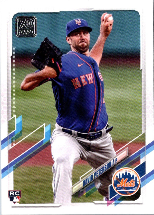 2021 Topps David Peterson #78 Rookie