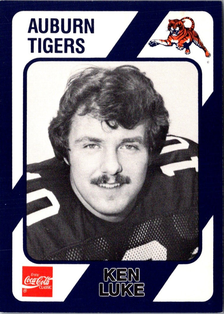 1989 Collegiate Collection Auburn Coke 580 Ken Luke