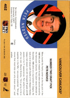 1990 Pro Set Petr Nedved #402 Rookie