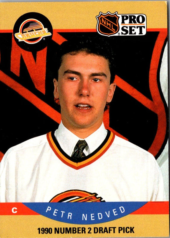 1990 Pro Set Petr Nedved #402 Rookie