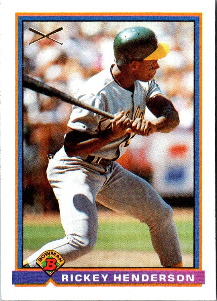 1991 Bowman Rickey Henderson