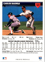 1993 Donruss Carlos Baerga #405