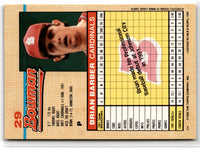 1992 Bowman Brian Barber #29 Rookie