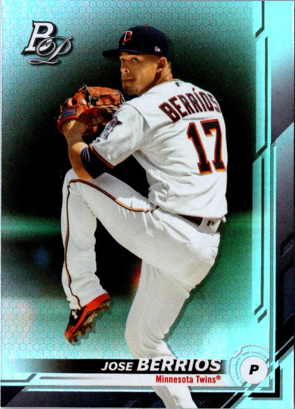 2019 Bowman Platinum Jose Berrios #93