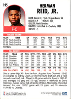 1994 Hoops J.R. Reid #195