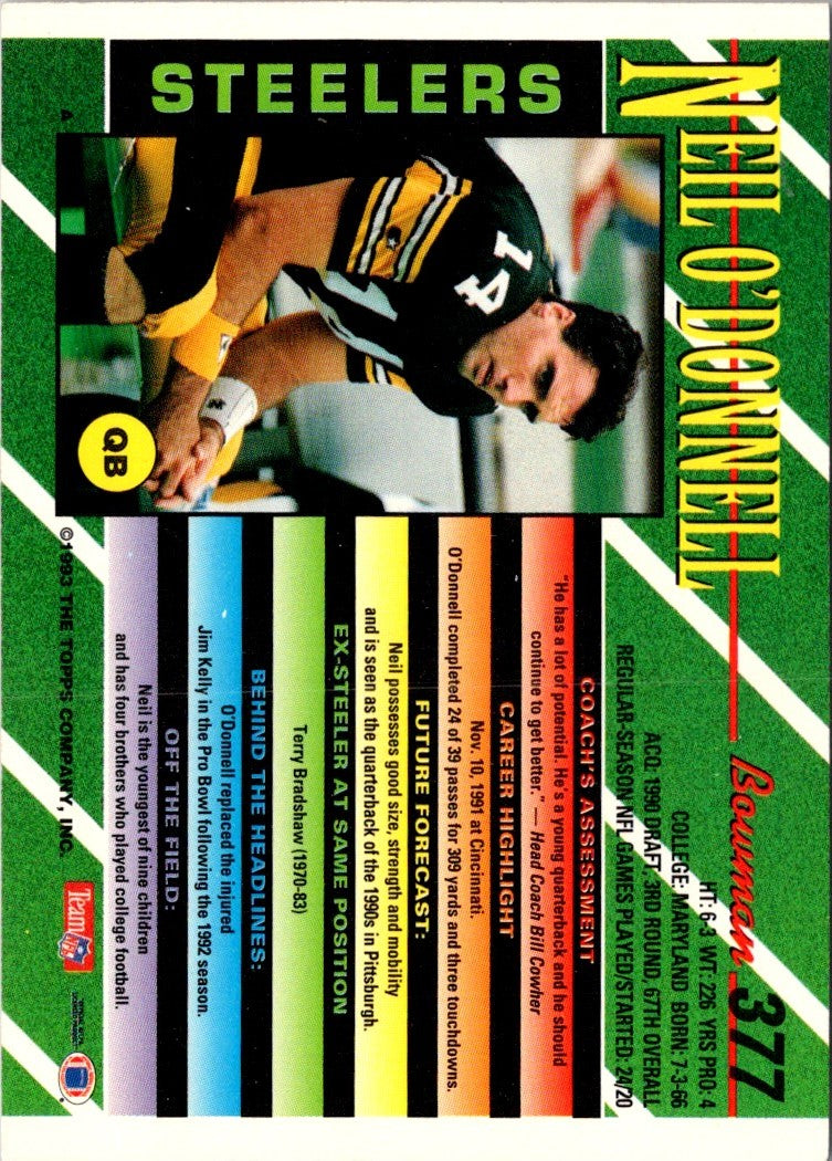 1993 Bowman Neil O'Donnell