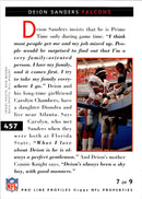 1992 Pro Line Deion Sanders