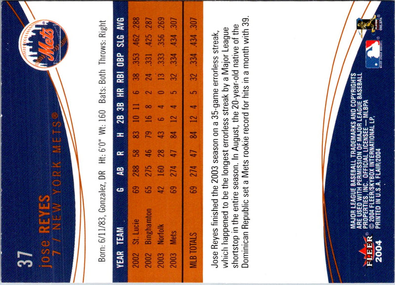 2004 Flair Jose Reyes