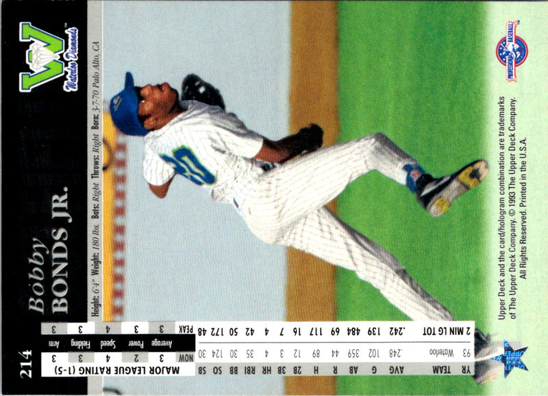 1994 Upper Deck Minors Bobby Bonds Jr.