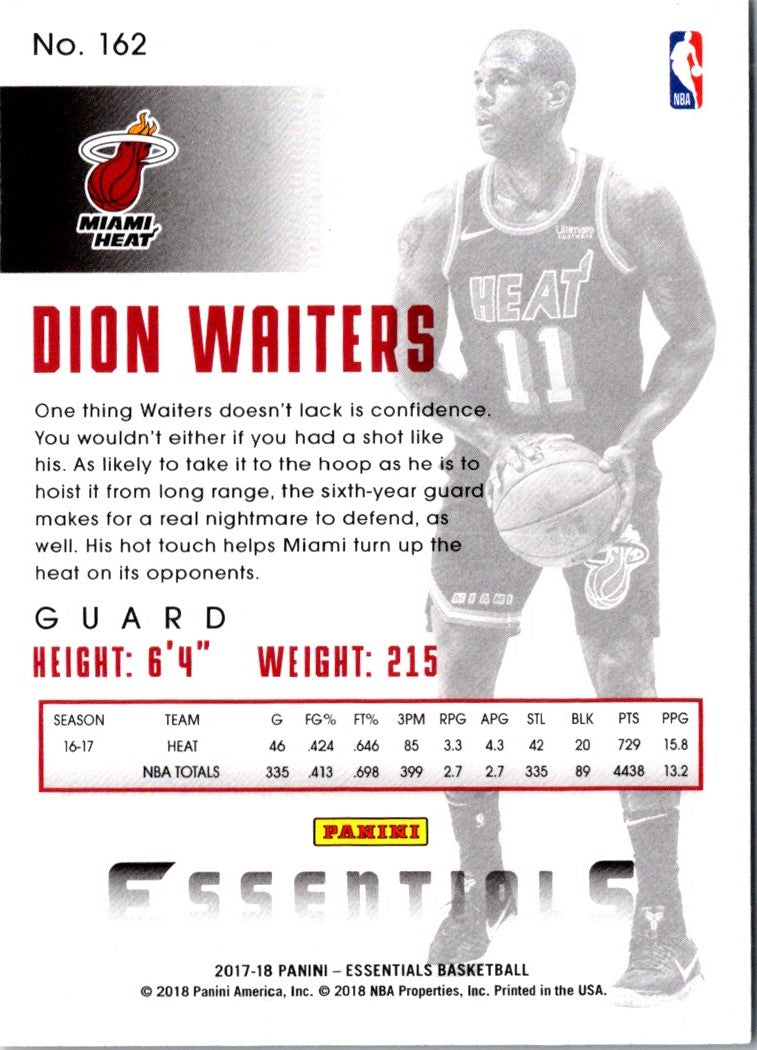 2018 Panini Dion Waiters