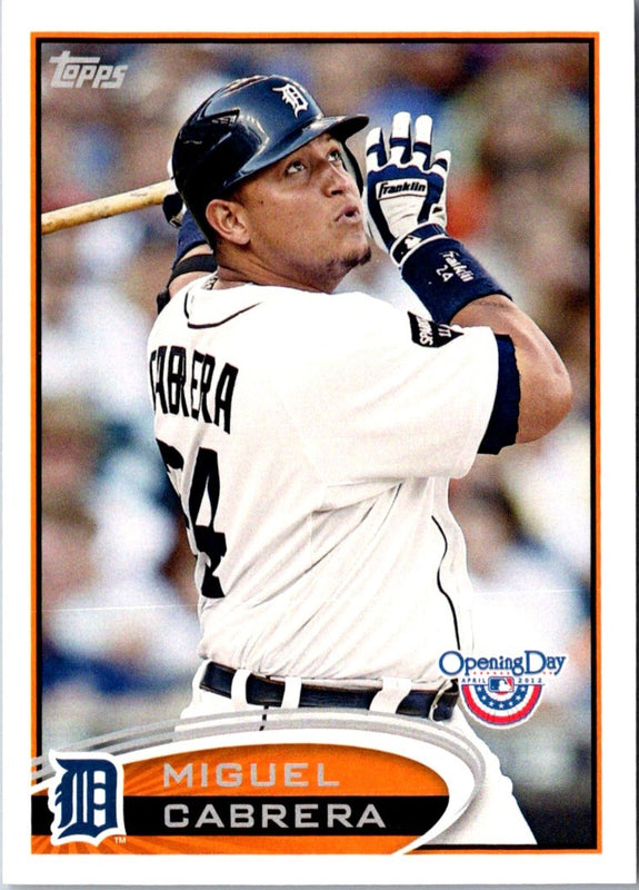 2012 Topps Opening Day Miguel Cabrera #55