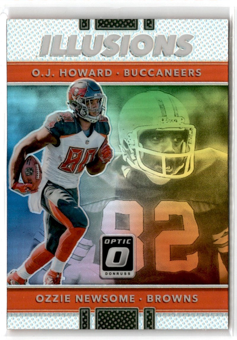 2017 Donruss Optic Illusions O.J. Howard/Ozzie Newsome