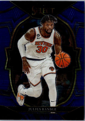 2022 Panini Select Blue Julius Randle #40