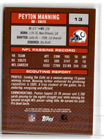 2006 Topps Draft Picks & Prospects Peyton Manning #13