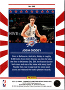 2021 Panini Chronicles Josh Giddey