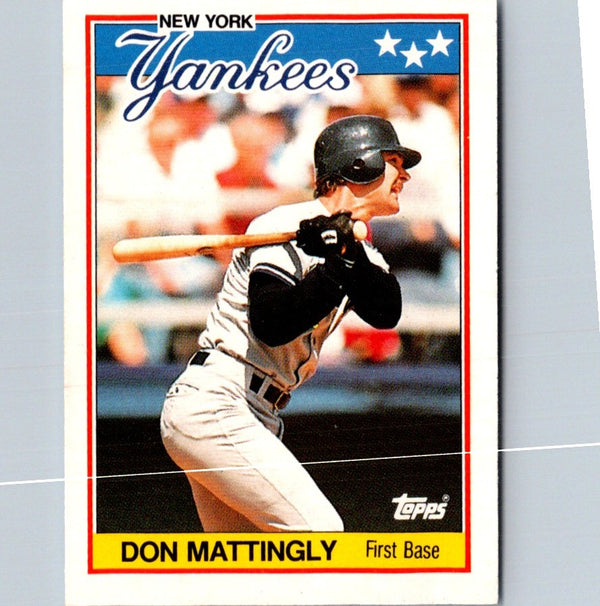 1988 Star Platinum Don Mattingly #45