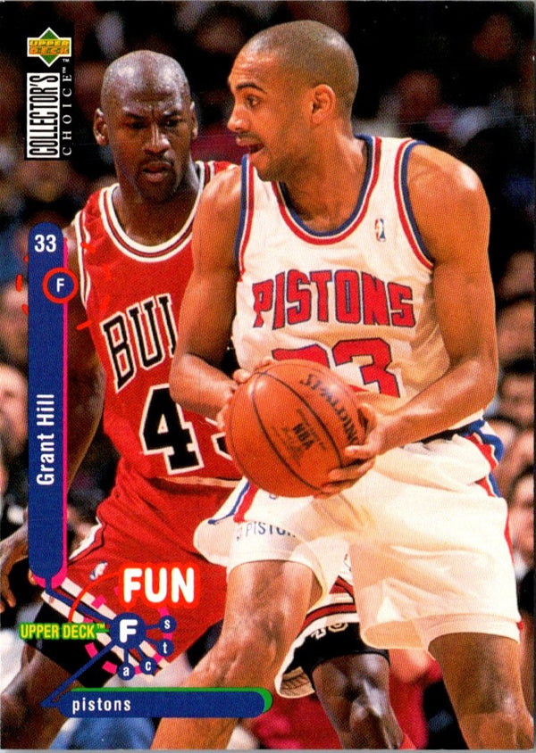 1995 Collector's Choice French I Grant Hill #173