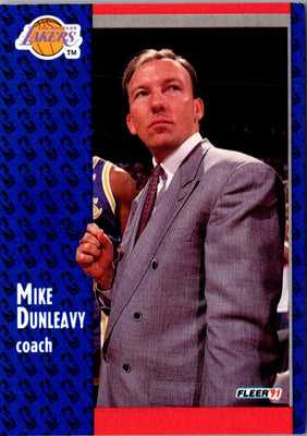 1991 Fleer Mike Dunleavy #98