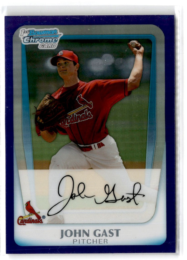 2011 Bowman Chrome Prospects Purple Refractors John Gast #BCP121 433/799