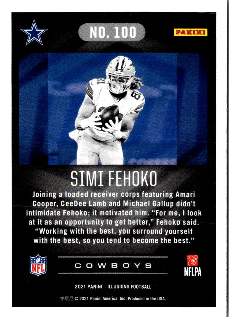 2021 Panini Illusions Simi Fehoko