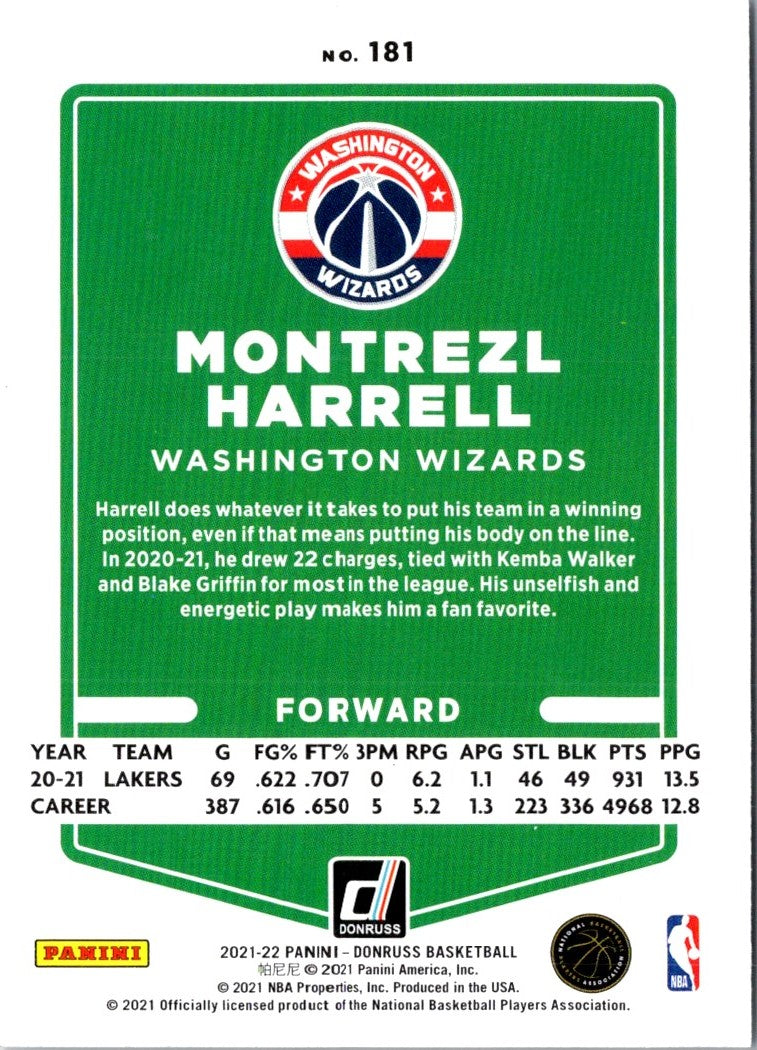 2021 Donruss Holo Red and Gold Laser Montrezl Harrell