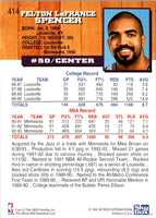 1993 Hoops Felton Spencer #414