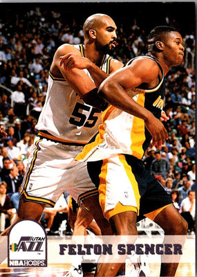1993 Hoops Felton Spencer #414