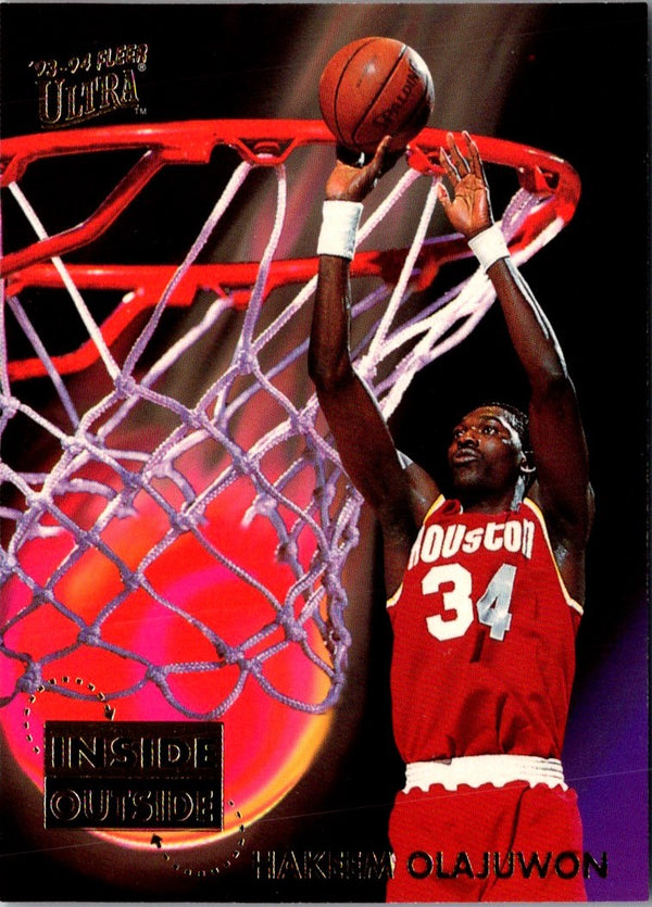 1993 Ultra Inside Outside Hakeem Olajuwon #6