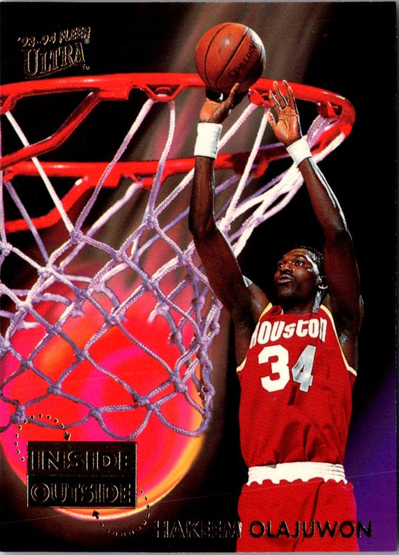 1993 Ultra Inside Outside Hakeem Olajuwon #6