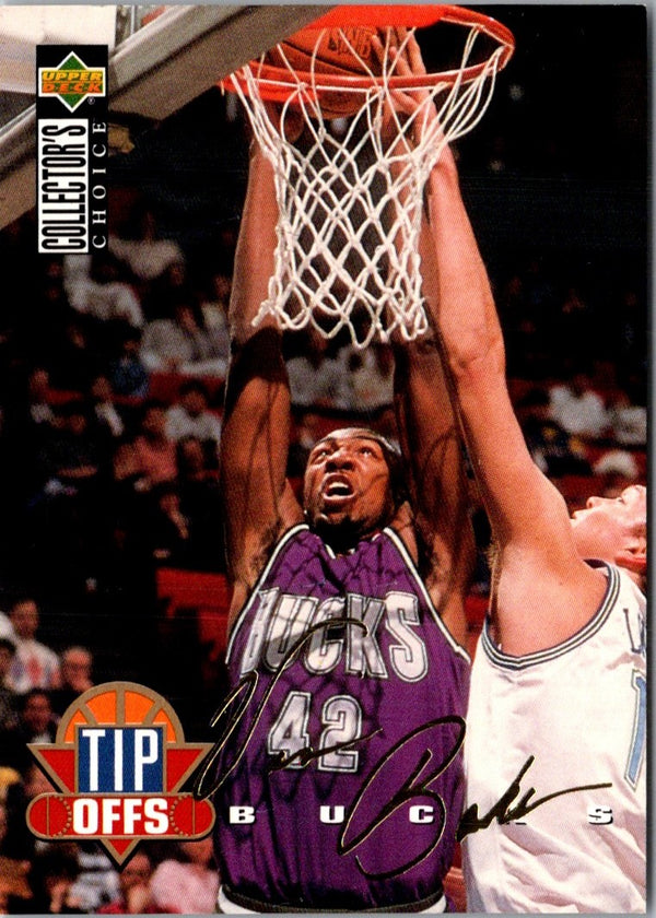 1994 Collector's Choice German Gold Signatures Vin Baker #180