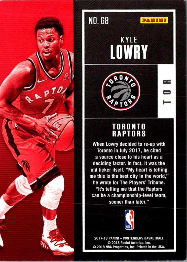 2017 Panini Kyle Lowry