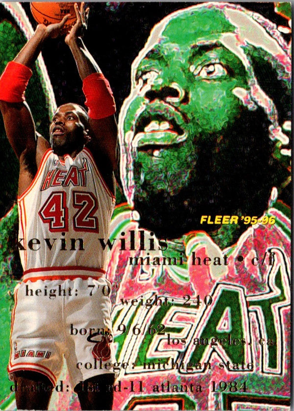 1995 Fleer Kevin Willis #99