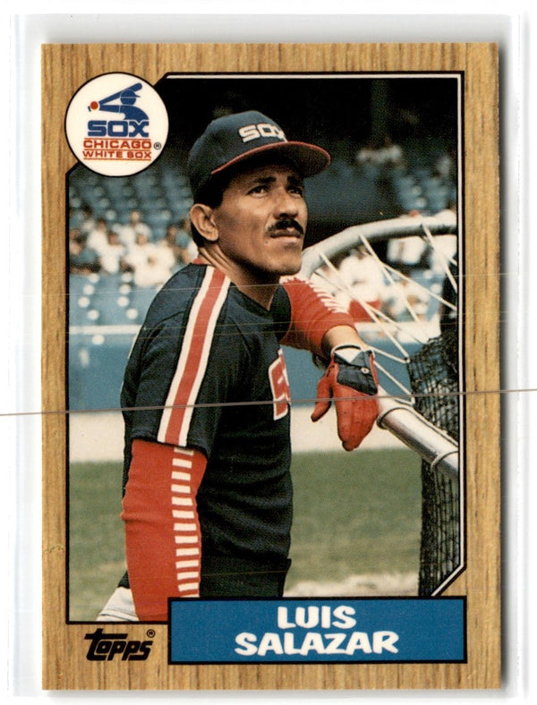 1987 Topps Tiffany Luis Salazar #454